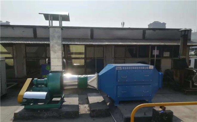 注塑机废气净化方案-活性炭设备吸附效果