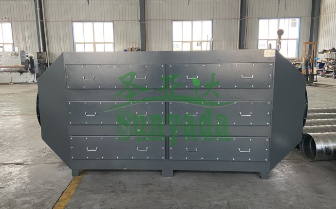 吉林客户定制20000风量活性炭吸附箱已发货