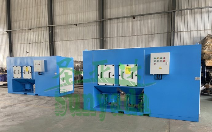 河南某客户两台15kw滤筒除尘一体机已发货